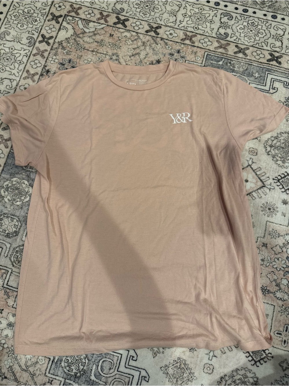 Young & Reckless Women's Crew Neck Tee in Dusty Pink